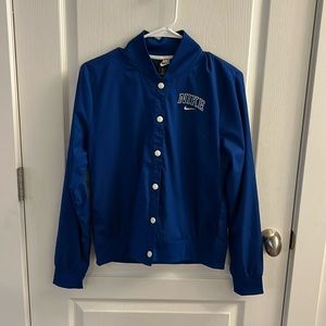 Button-up Varsity Jacket